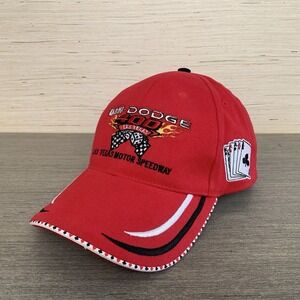 2008 NASCAR UAW Dodge 400 Las Vegas Motor Speedway Red Vegas Themed USA Made Hat